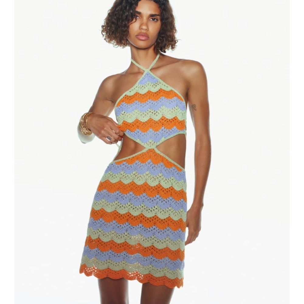 Zara Limited Edition Crochet Dress